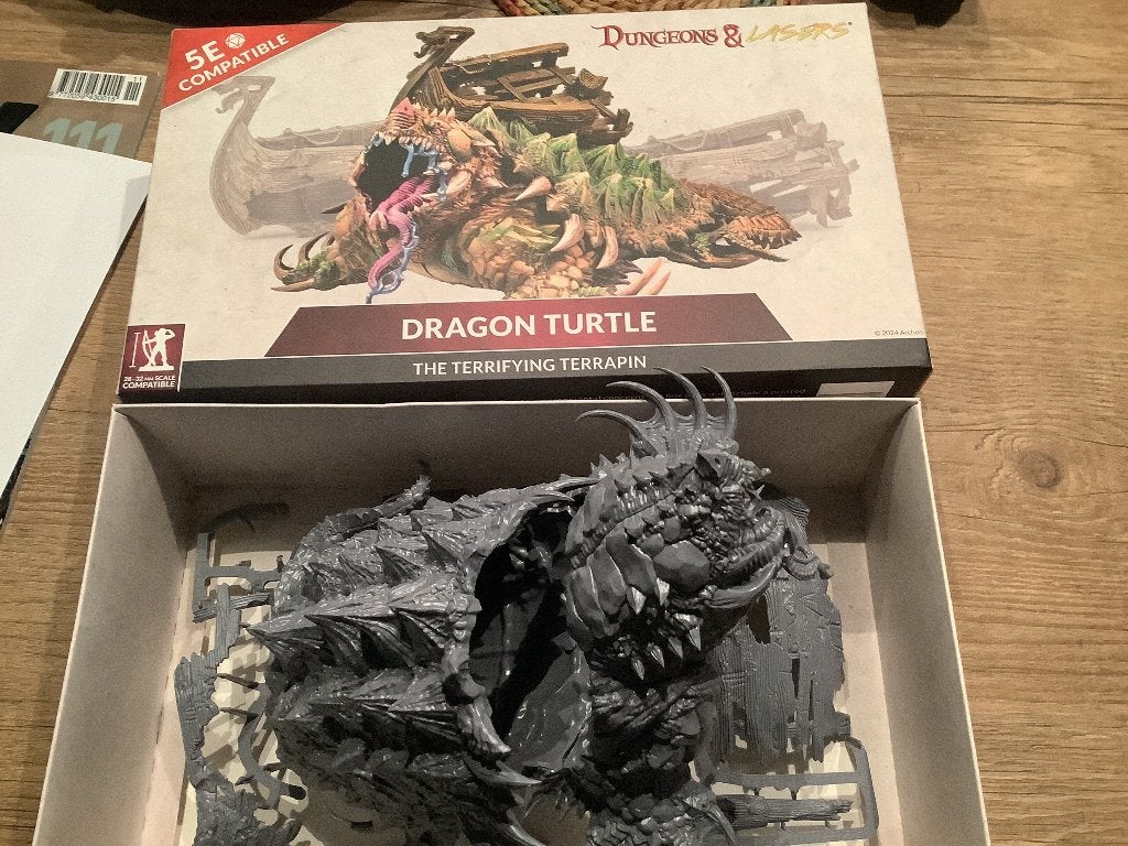 Dungeons & Lasers, Dragon Turtle, Ophalen of Verzenden, Gebruikt, Diverse
