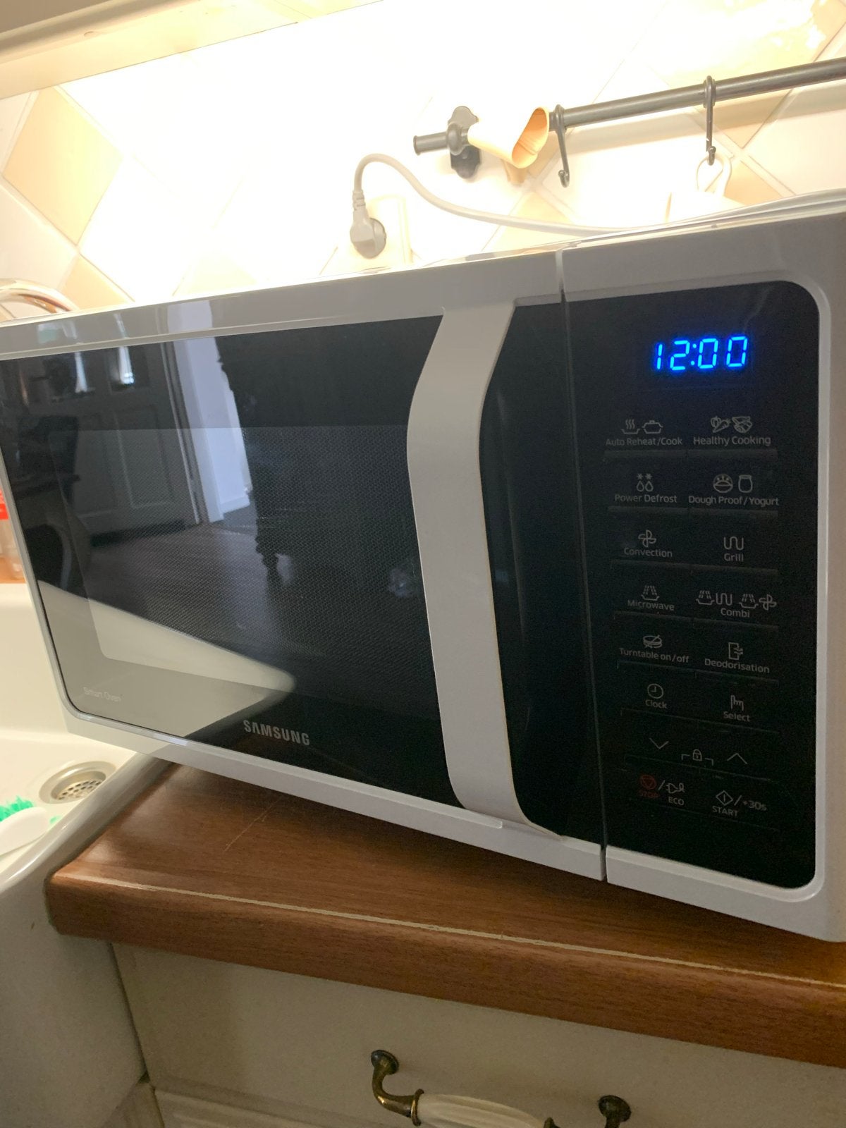 Samsung Combi Magnetron - Zo goed als nieuw, Ophalen, Combimagnetron, Grill, Zo goed als nieuw