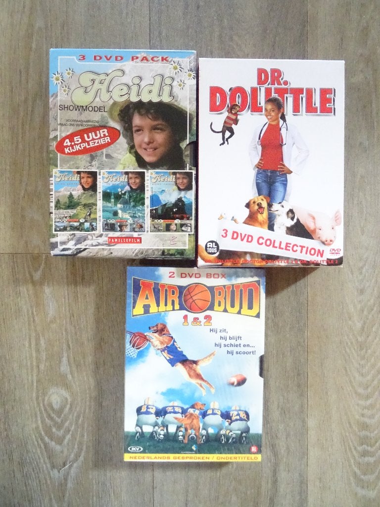 8 DVD, kinderfilms, Alle leeftijden, Ophalen of Verzenden, Zo goed als nieuw