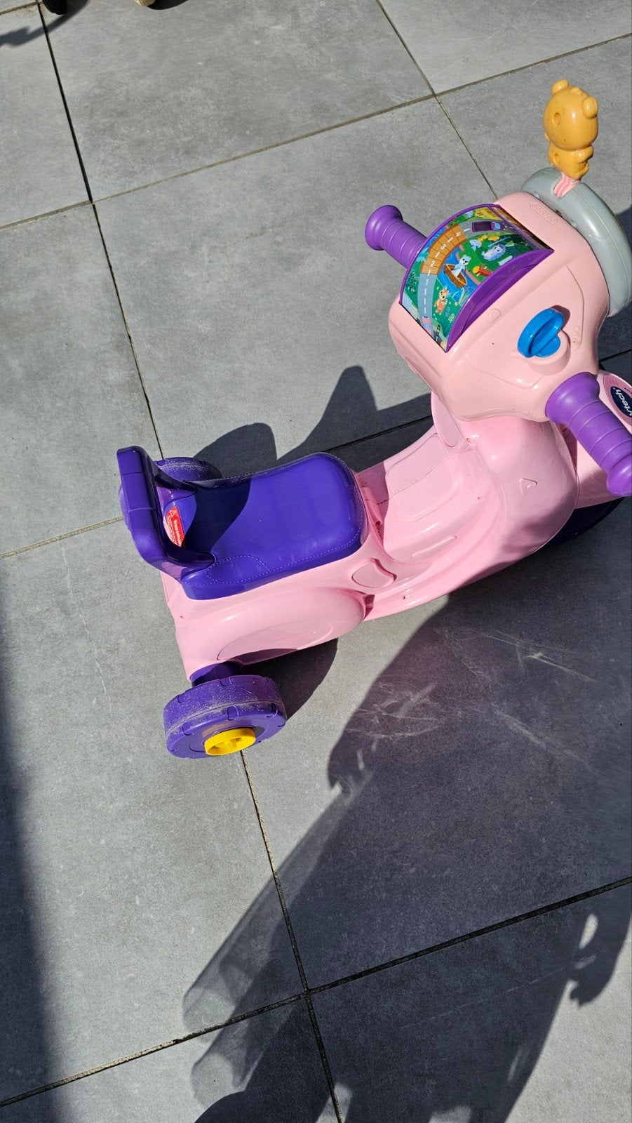 VTech 2-in-1 Scooter en Driewieler Roze, Ophalen of Verzenden, Gebruikt, Loopfiets