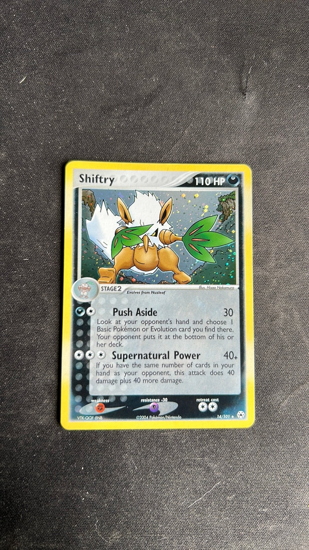 Shiftry #14 EX hidden legends, Ophalen of Verzenden, Zo goed als nieuw