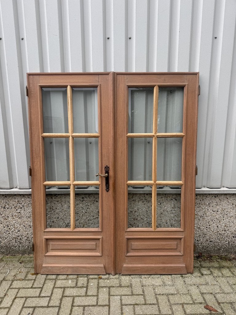 Zeer fraaie massief eiken ensuitedeuren met geslepen glas, La belle porte, Jurgen.hoogenboezem@gmail.com, 120 cm of meer, Binnendeur