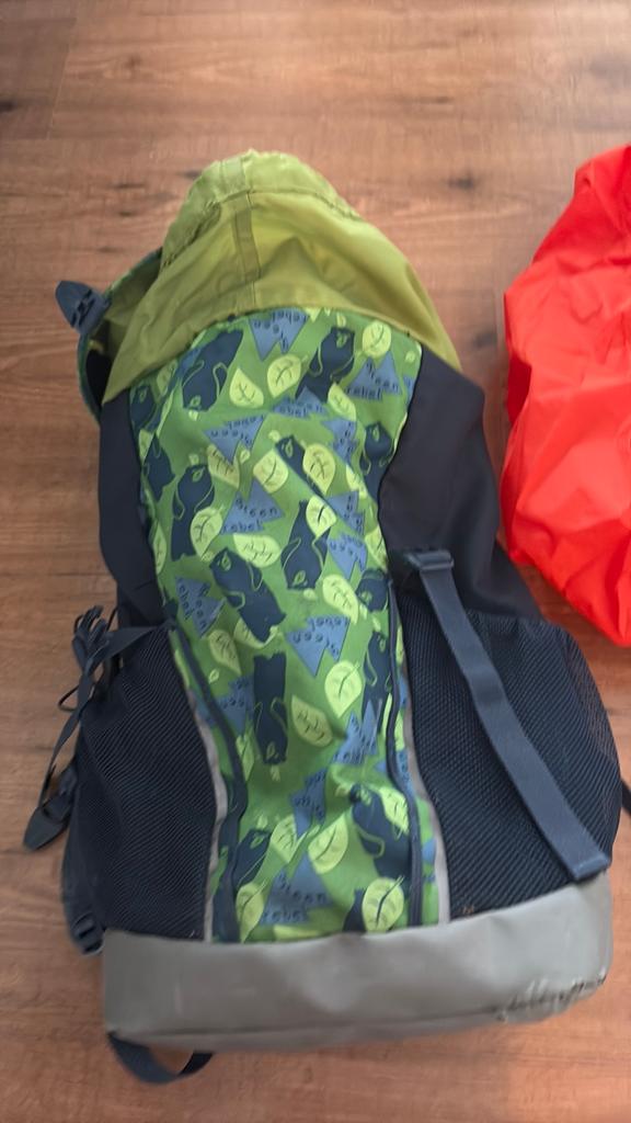 Kinder rugzak Vaude met regenhoes, Sieraden, Tassen en Uiterlijk, Tassen | Rugtassen, Overige merken, Gebruikt, 25 tot 40 cm, Ophalen of Verzenden