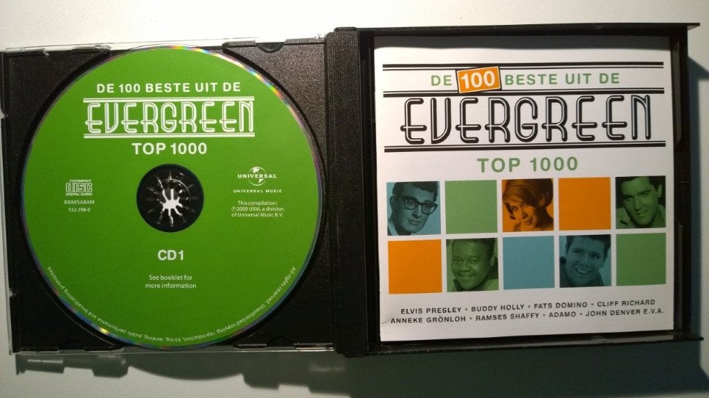 De 100 Beste Uit De Evergreen Top 1000 (4 CD), Ophalen of Verzenden, Zo goed als nieuw, Pop, Album