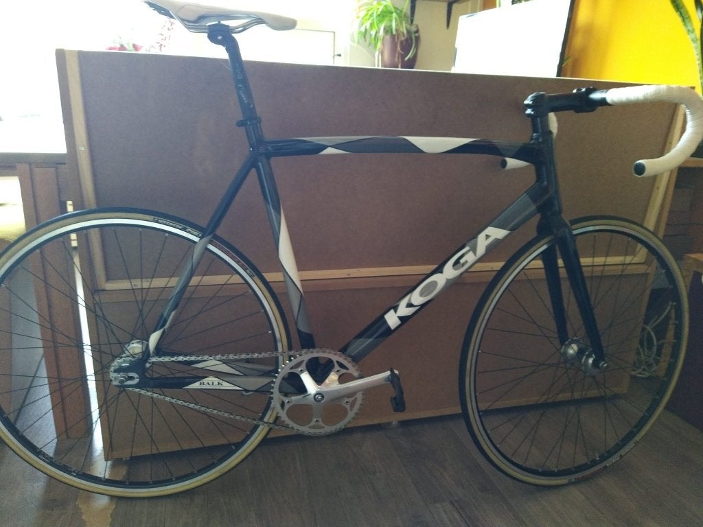 Koga baanfiets, Fietsen en Brommers, Fietsen | Racefietsen, Minder dan 10 versnellingen, Heren, Aluminium, 57 tot 61 cm