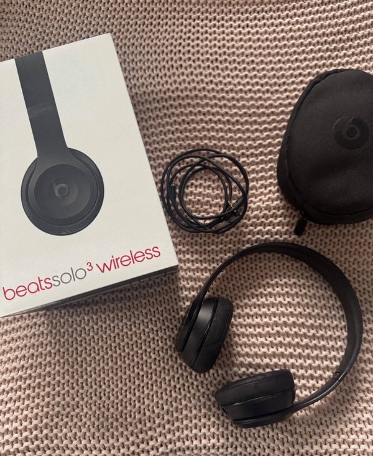 Beats Solo3 Wireless koptelefoon - Zwart, Audio, Tv en Foto, Koptelefoons, Ophalen, Bluetooth, Beats, On-ear