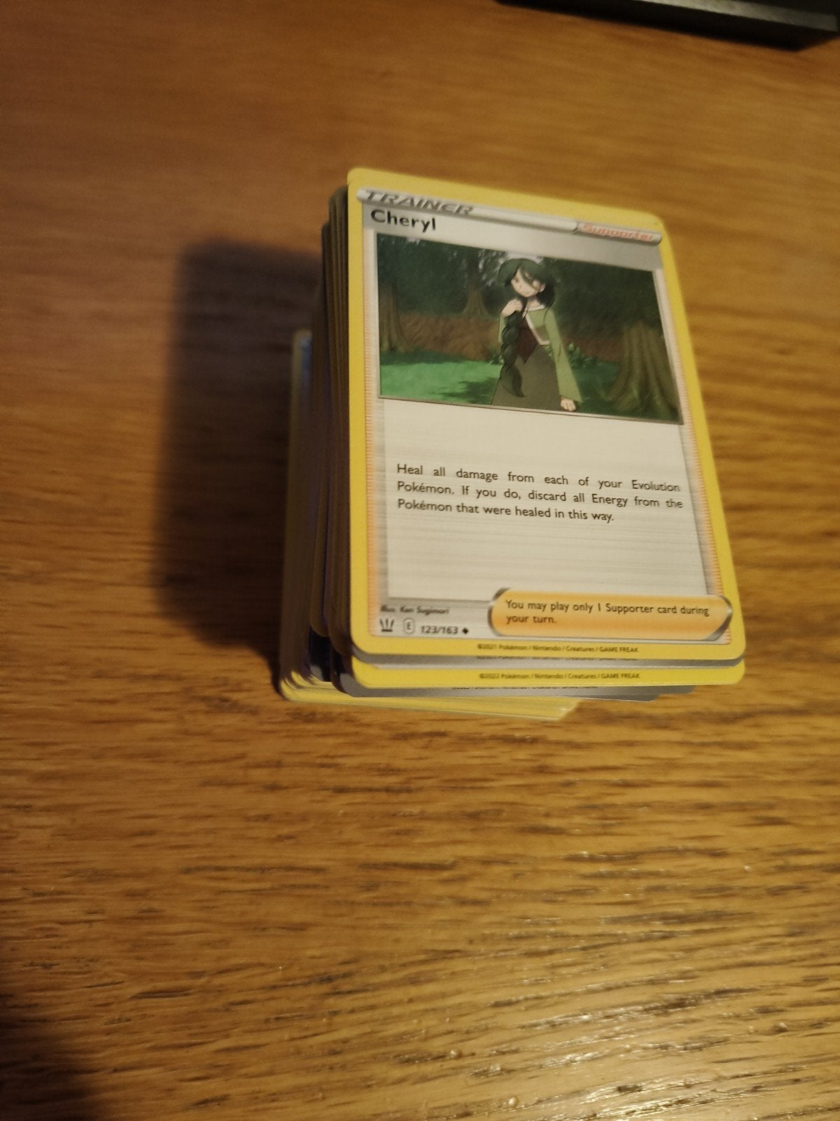 Pokemon trainer kaarten allemaal non holo, Ophalen of Verzenden, Zo goed als nieuw, Meerdere kaarten