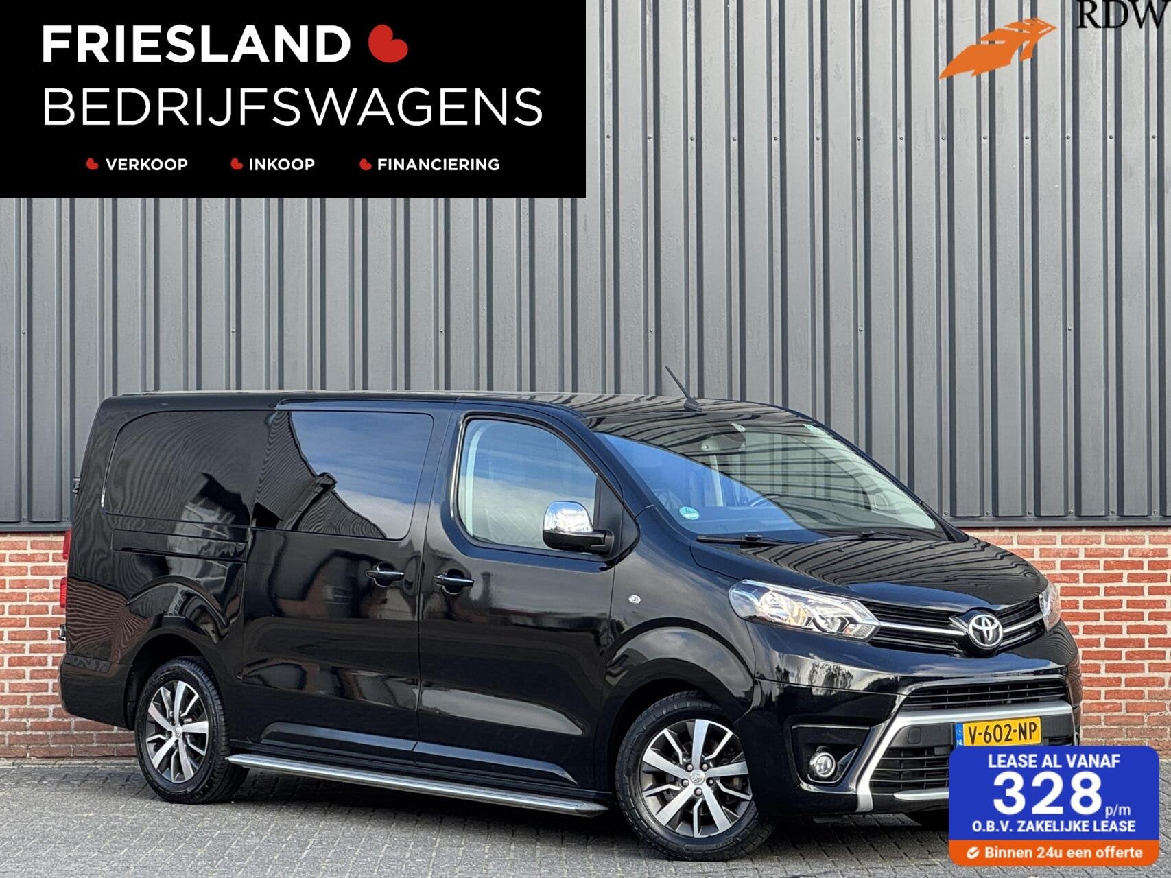 Toyota ProAce Worker MARGE 2.0 D-4D 123pk Professional Long, Auto's, Voorwielaandrijving, 1734 kg, Gebruikt, 4 cilinders