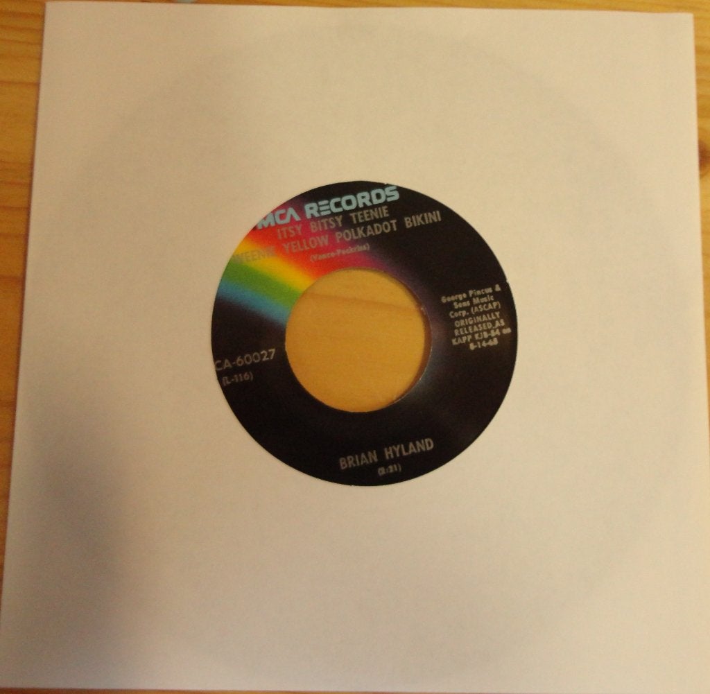 Brian Hyland > Itsy Bitsy teenie weenie yellow polka, Cd's en Dvd's, Ophalen of Verzenden, Gebruikt, 7 inch, Pop