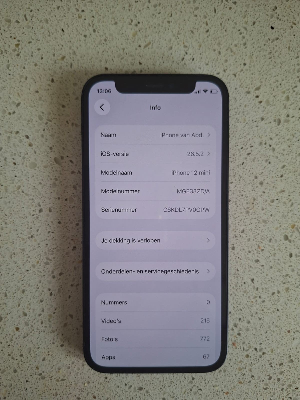 iPhone 12 Mini Blauw - 128GB - Zo goed als nieuw, Telecommunicatie, Mobiele telefoons | Apple iPhone, 128 GB, Ophalen of Verzenden