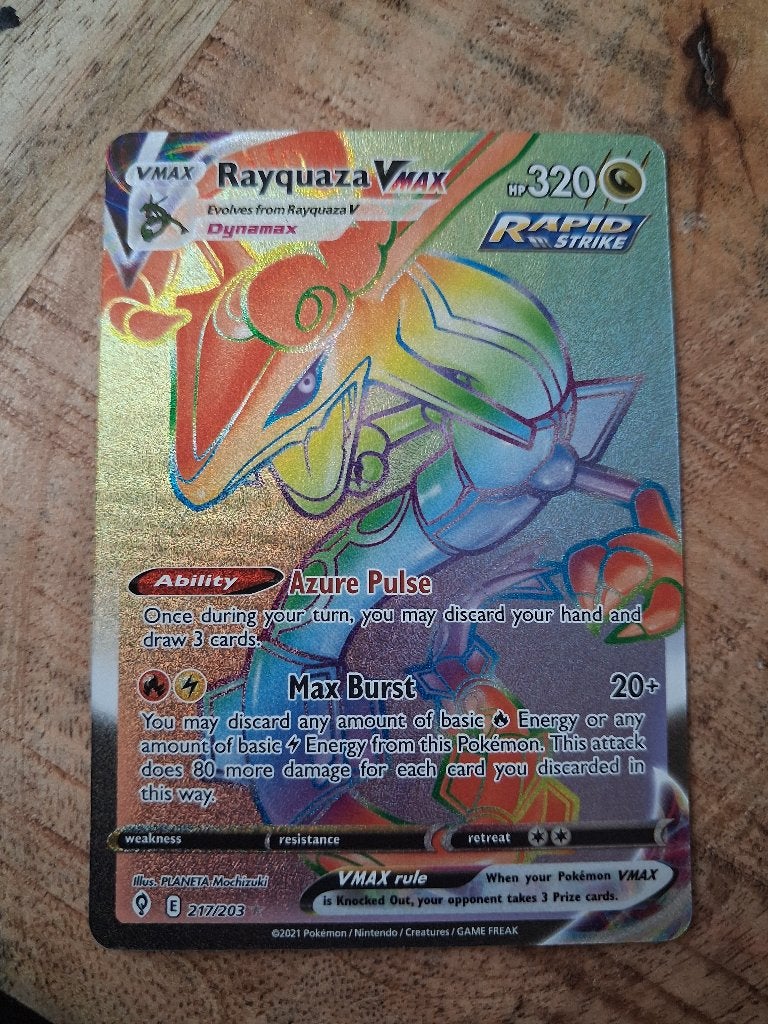 Rayquaza Vmax, Ophalen, Nieuw, Losse kaart