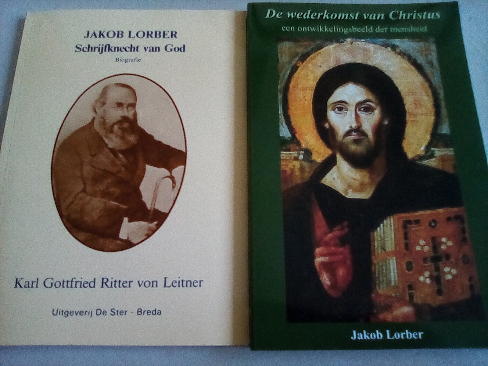 2x Jakob Lorber - Biografie en De wederkomst van Christus, Ophalen of Verzenden, Zo goed als nieuw, Christendom | Katholiek