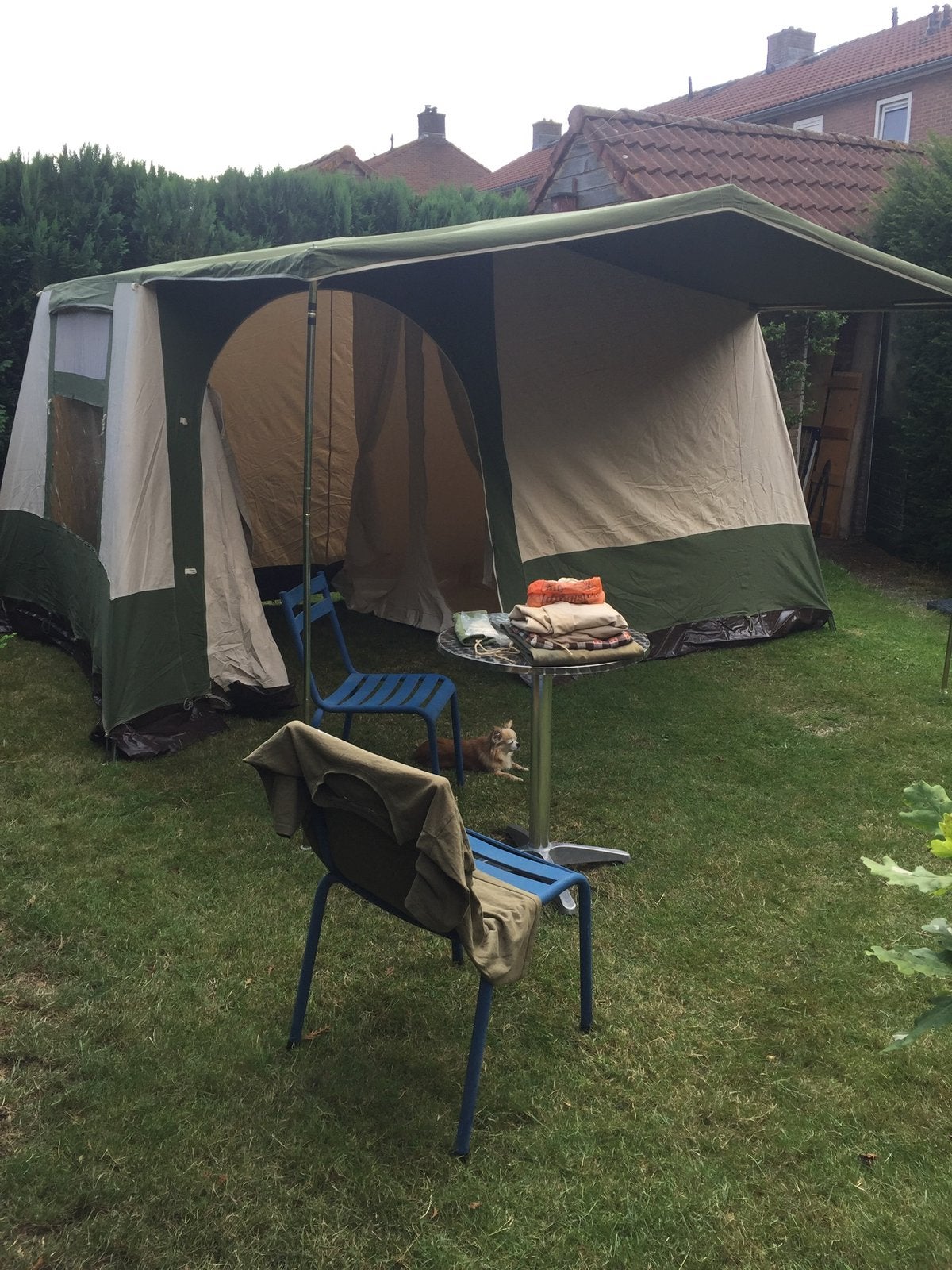 Bungalo tent voor 4 personen, Ophalen, Zo goed als nieuw