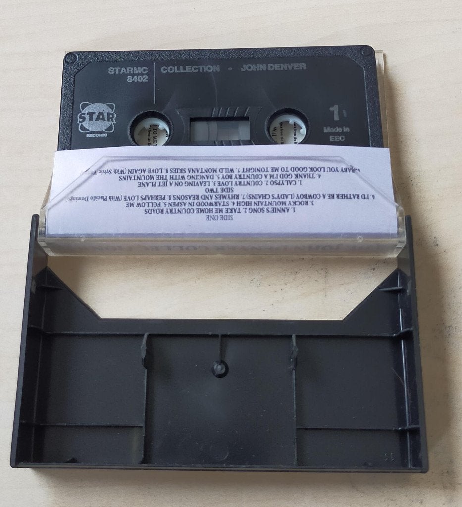 John Denver - Collection 16 Classic Songs Cassette MC, Cd's en Dvd's, Cassettebandjes, Ophalen of Verzenden, Zo goed als nieuw