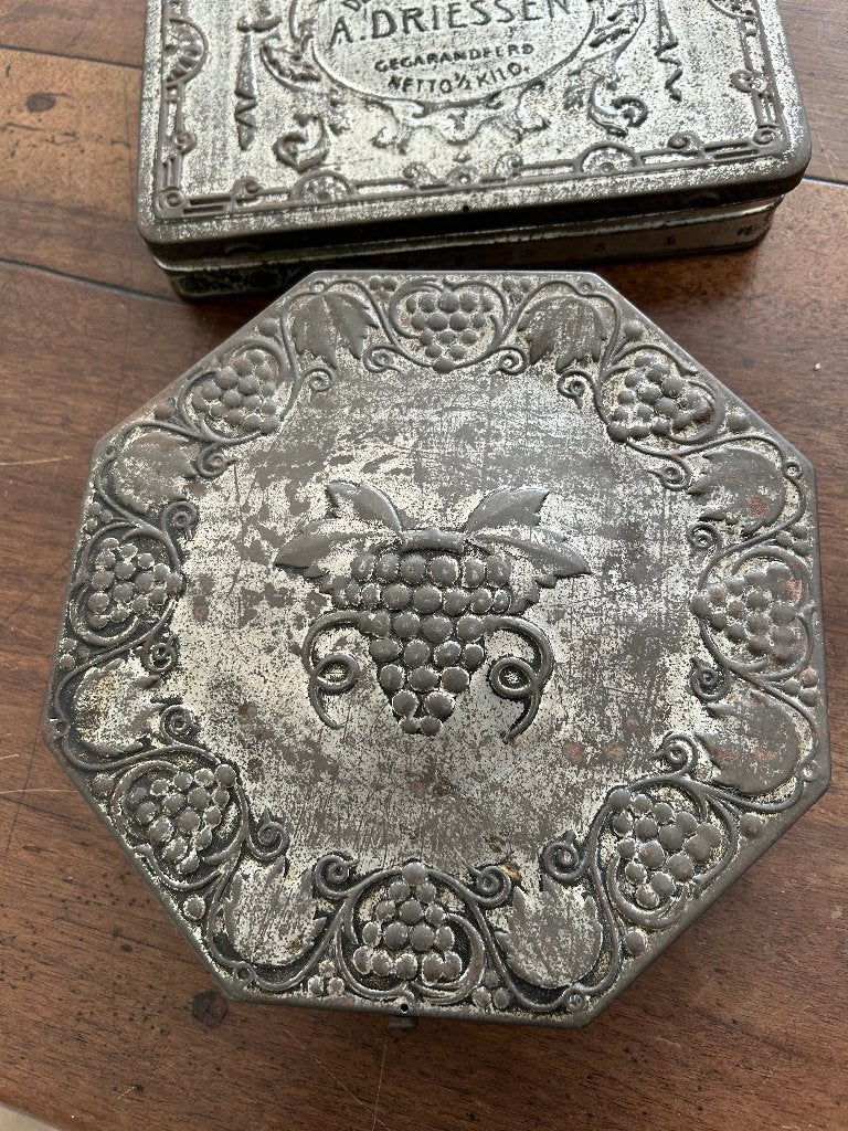 Brocante blikken A.Driessen, Ophalen of Verzenden