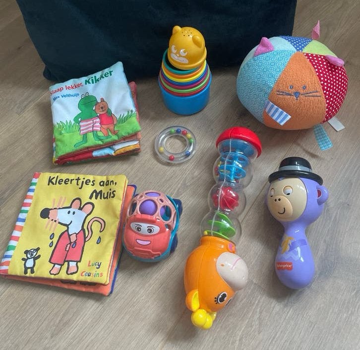 Baby speelgoed pakket, Kinderen en Baby's, Speelgoed | Babyspeelgoed, Ophalen, Gebruikt, Overige typen, Met geluid