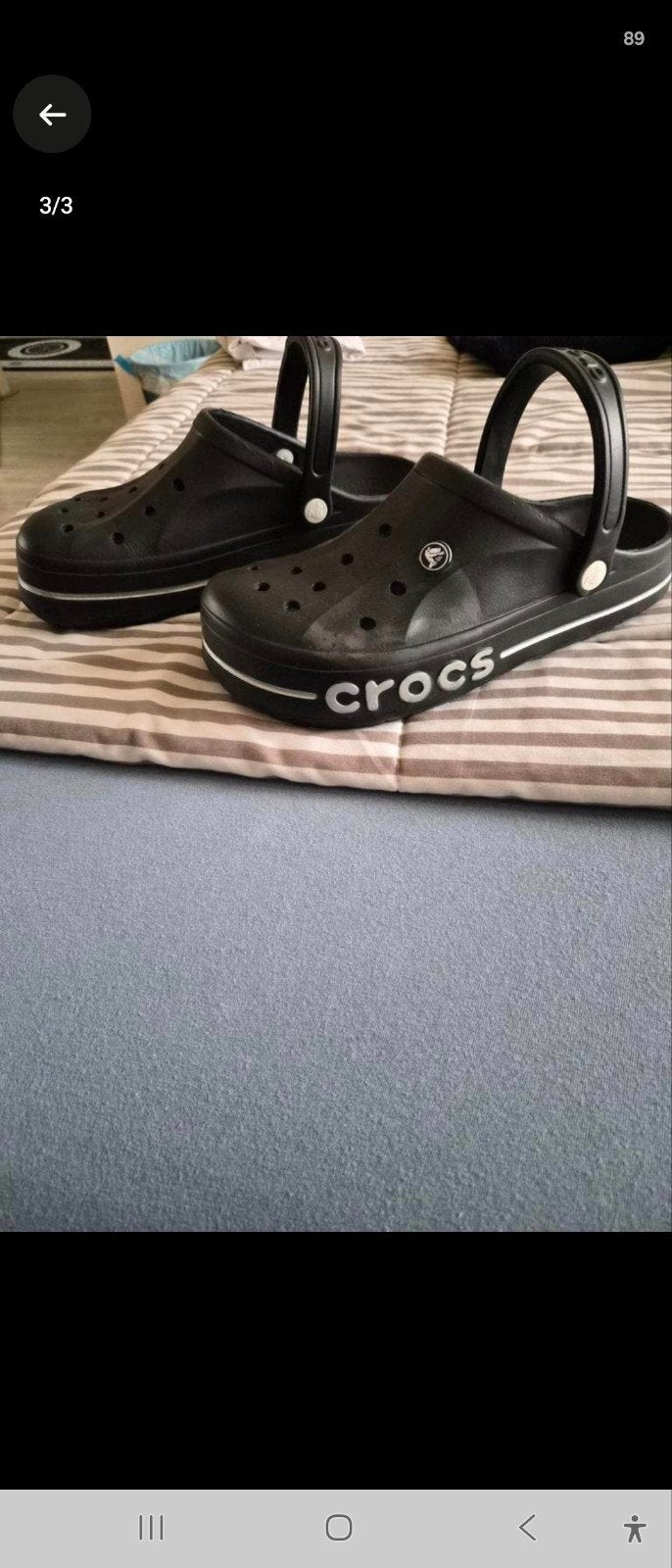 Zwarte Crocs Klompen - Maat 43, Ophalen, Zwart, Instappers