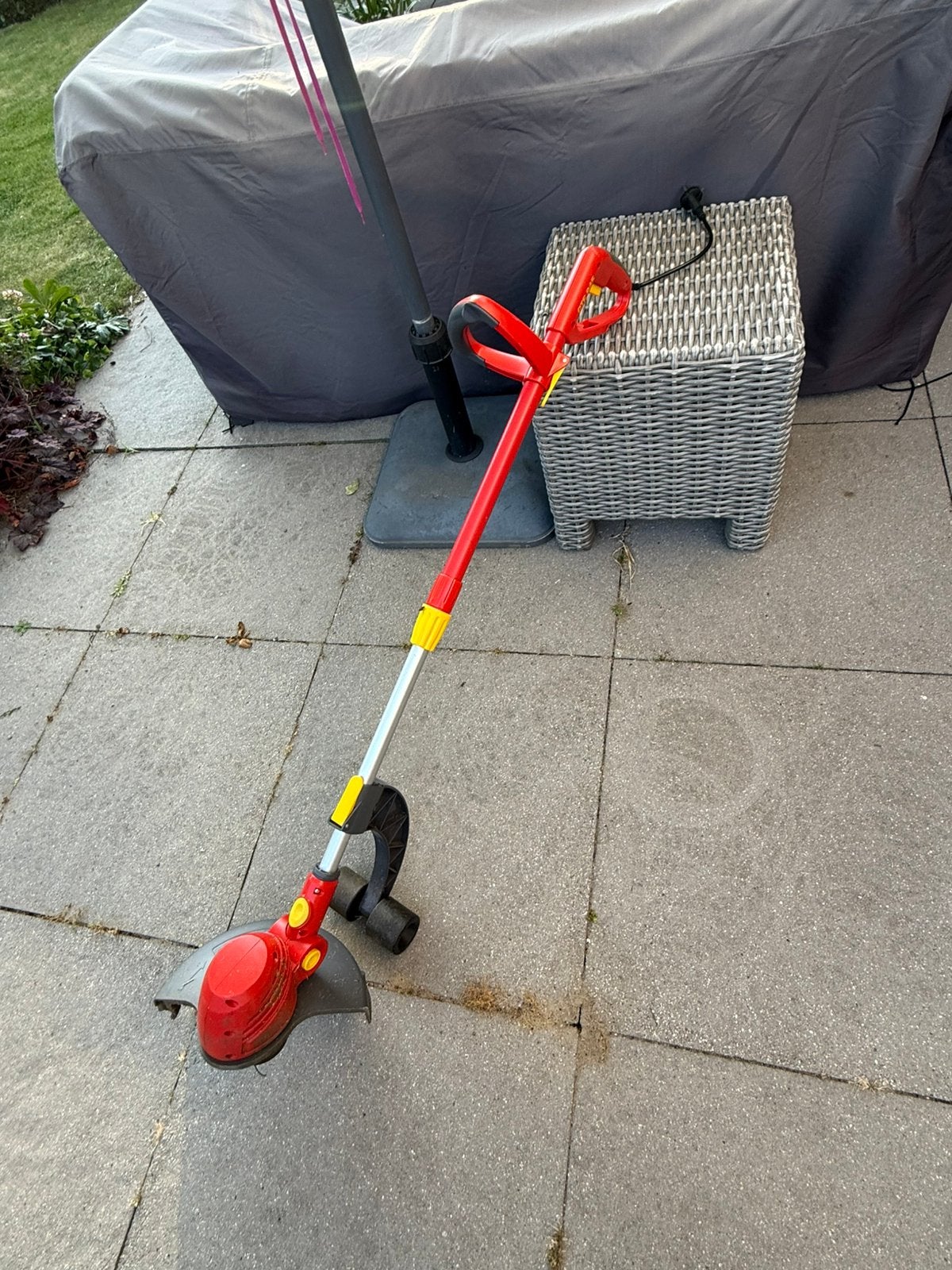 Wolf grastrimmer, Tuin en Terras, Grastrimmers, Ophalen, Gebruikt, Elektrisch