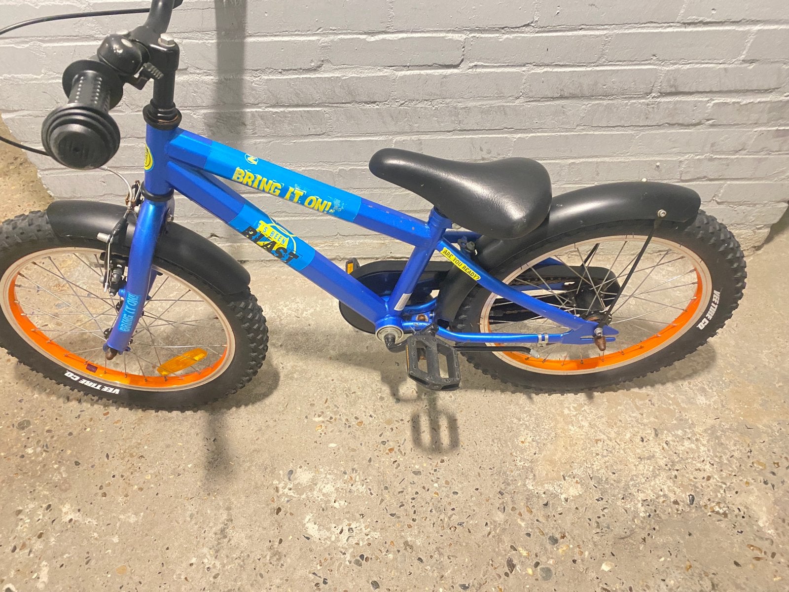 Kinder fiets, Ophalen, Zo goed als nieuw, Staal, Minder dan 16 inch