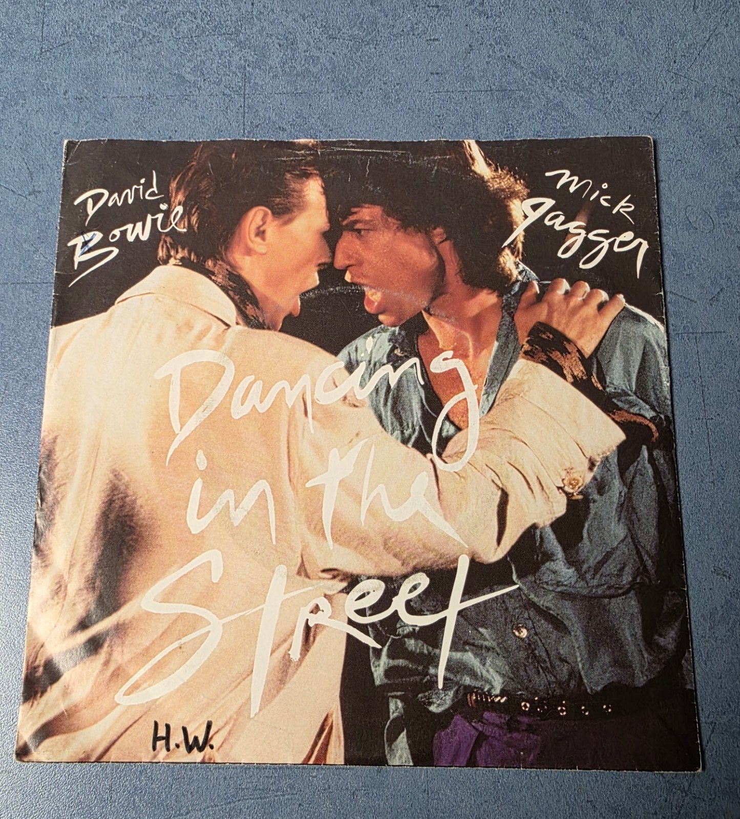 7" singles David Bowie / Dancing in. the street, Gebruikt, 7 inch, Ophalen of Verzenden, Pop