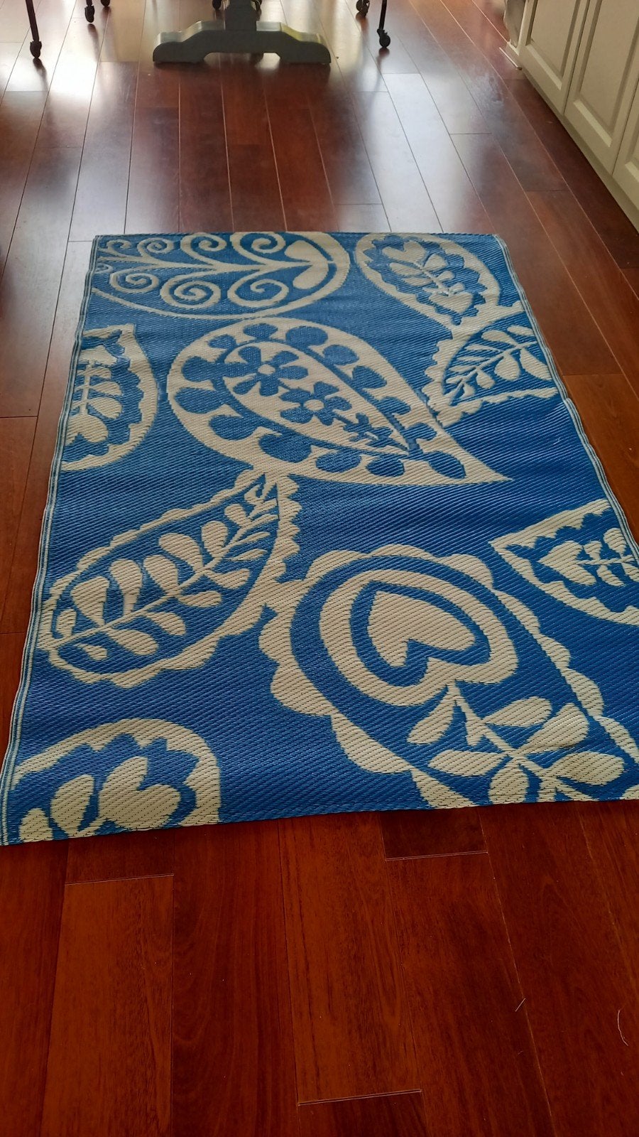 Nieuw tuinkleed balconkleed 175x120 blauw, Tuin en Terras, Ophalen, Nieuw