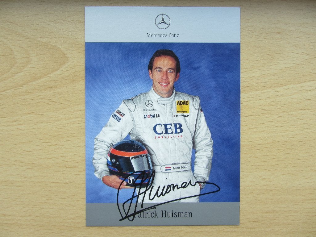 Patrick Huisman DTM 2002 Rijderskaart, Ophalen of Verzenden, Zo goed als nieuw, Auto's