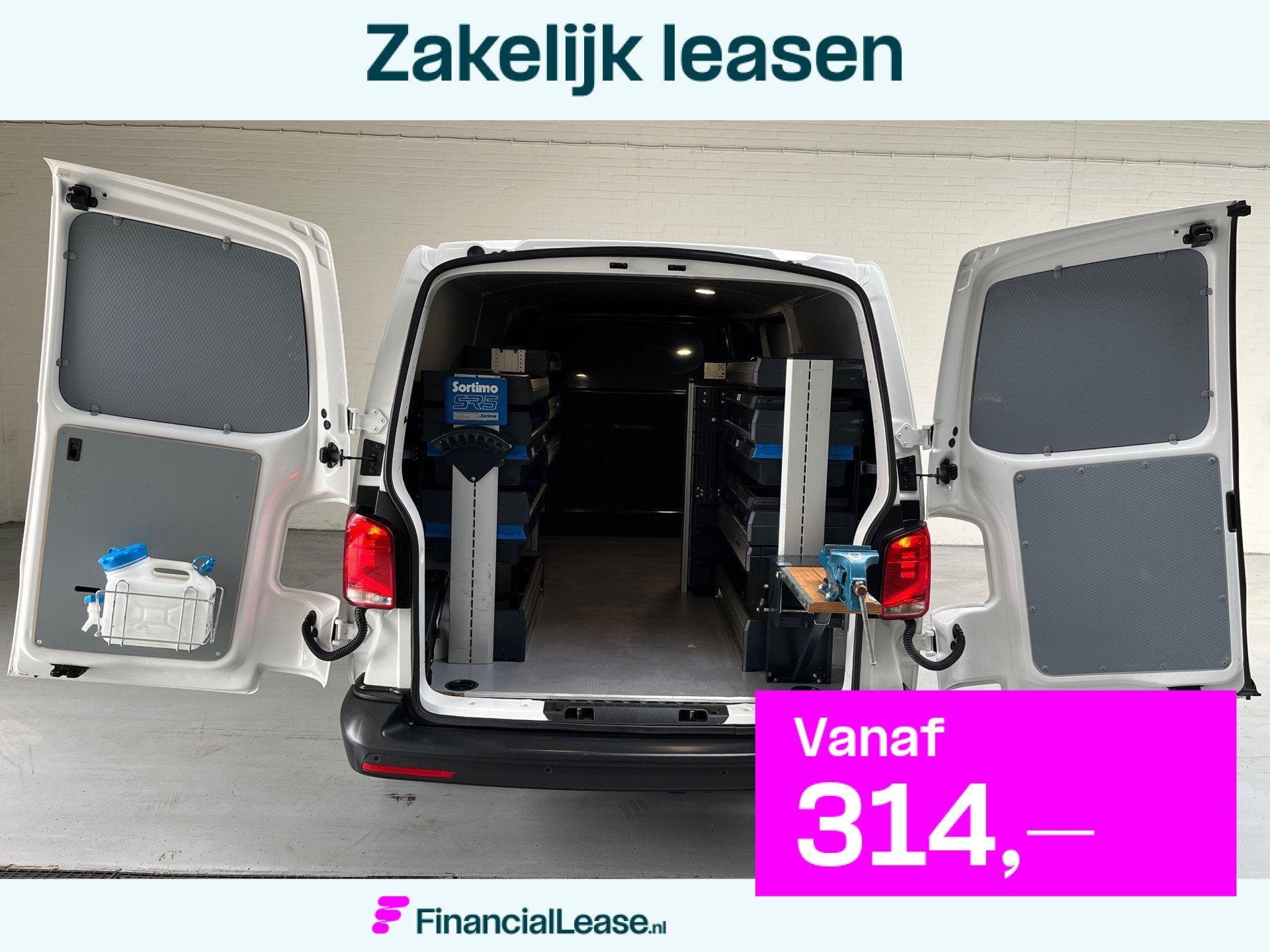 Volkswagen Transporter Automaat DSG Servicewagen 2.0 TDI 150, Dealer onderhouden, Stof, Gebruikt, 4 cilinders