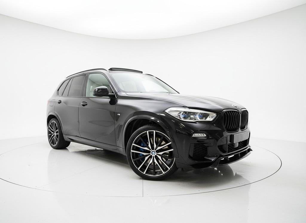 BMW X5 XDrive45e M PAKKET LASER PANO SFEER ACC MEMORY, Auto's, Automaat, Gebruikt, 394 pk, Zwart