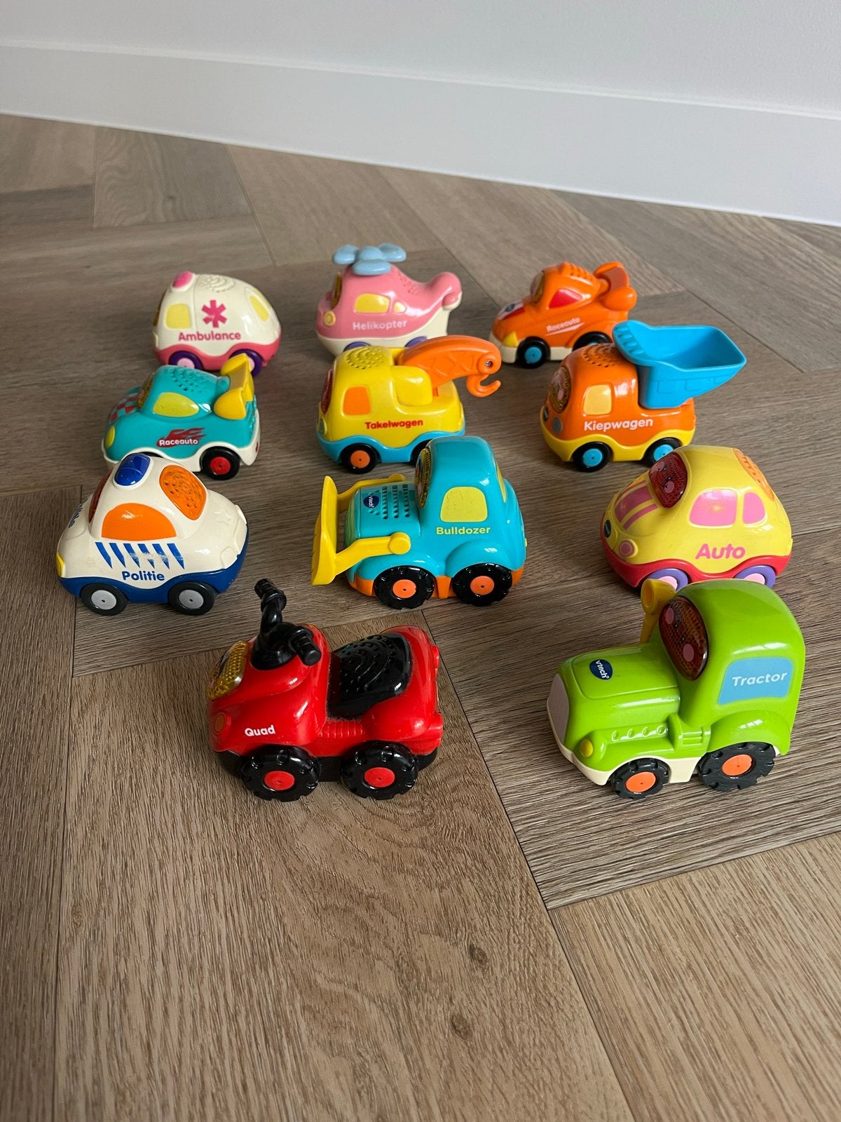 Grote set VTech Toet Toet Auto's 11 stuks, Kinderen en Baby's, Ophalen of Verzenden, Gebruikt
