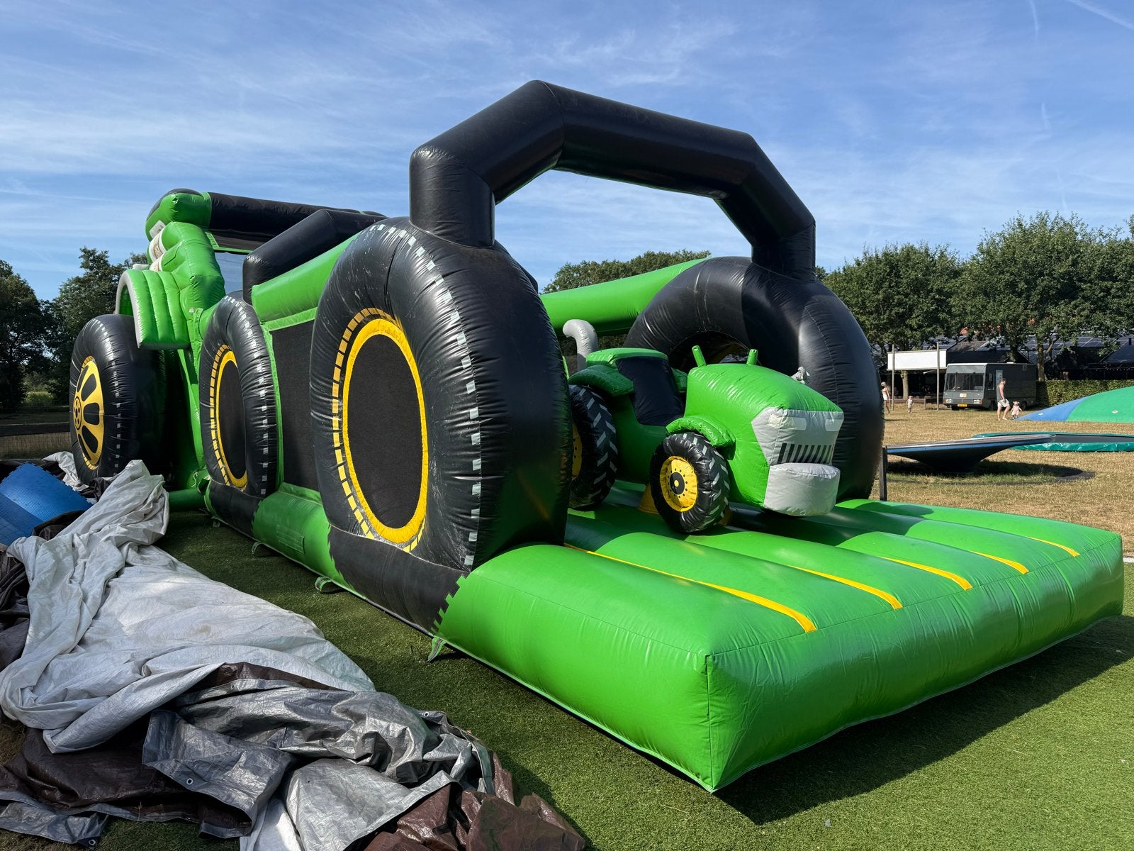 Gebruikt JB Springkussen Tractor incl. Blowers, Ophalen, Gebruikt