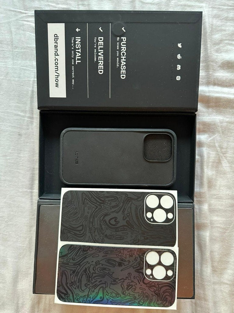 iPhone 13 Pro dbrand grip case, Kunststof, Zwart, IPhone 13 Pro, Overige merken