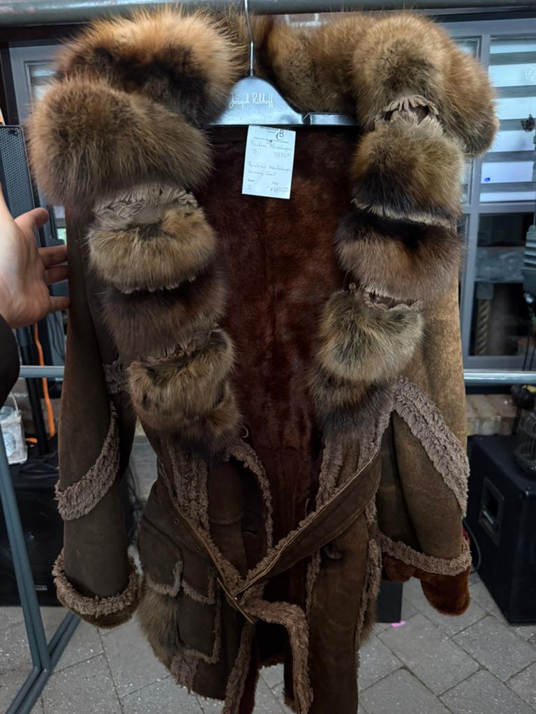 Exclusief vintage Lammy Coat Bont Maat S - Nieuwprijs €2950, Kleding | Dames, Jassen | Winter, Bruin, Ophalen of Verzenden, Zo goed als nieuw