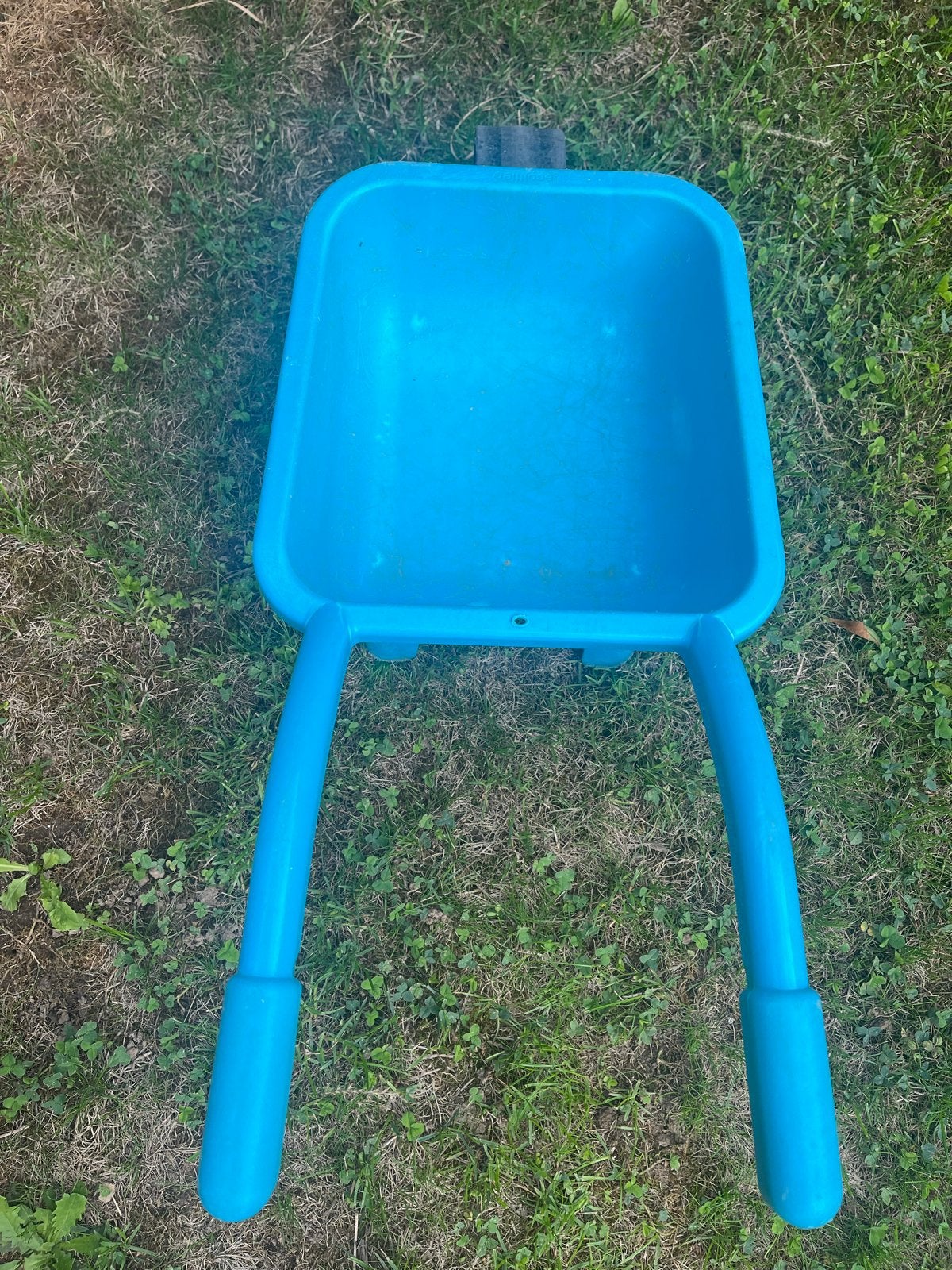 Blauwe kinder kruiwagen, Ophalen, Gebruikt, Handmatig, Tweewielig