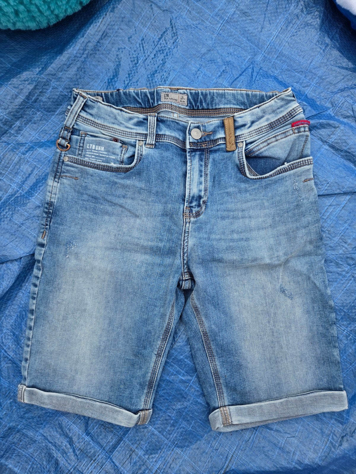 Stoere LTB spijkerbroek shorts maat 164, Broek, LTB, Ophalen of Verzenden, Zo goed als nieuw