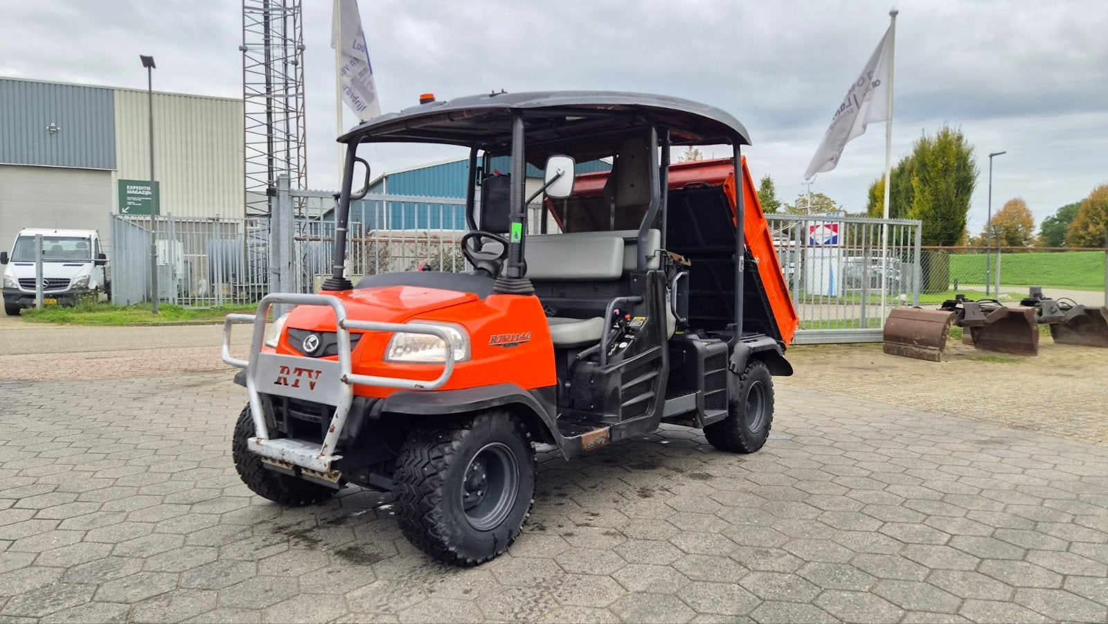 kubota RTV 1140 (gator) buggy 4 zitplaatsen dieselmotor, Ophalen of Verzenden, Dumper