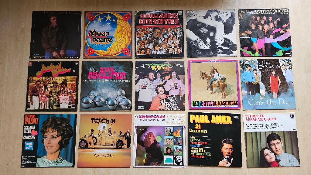 Partij LP's van verschillende artiesten (2), Cd's en Dvd's, Vinyl | Pop, Ophalen, Gebruikt, Originele persing, 1970 - 1979