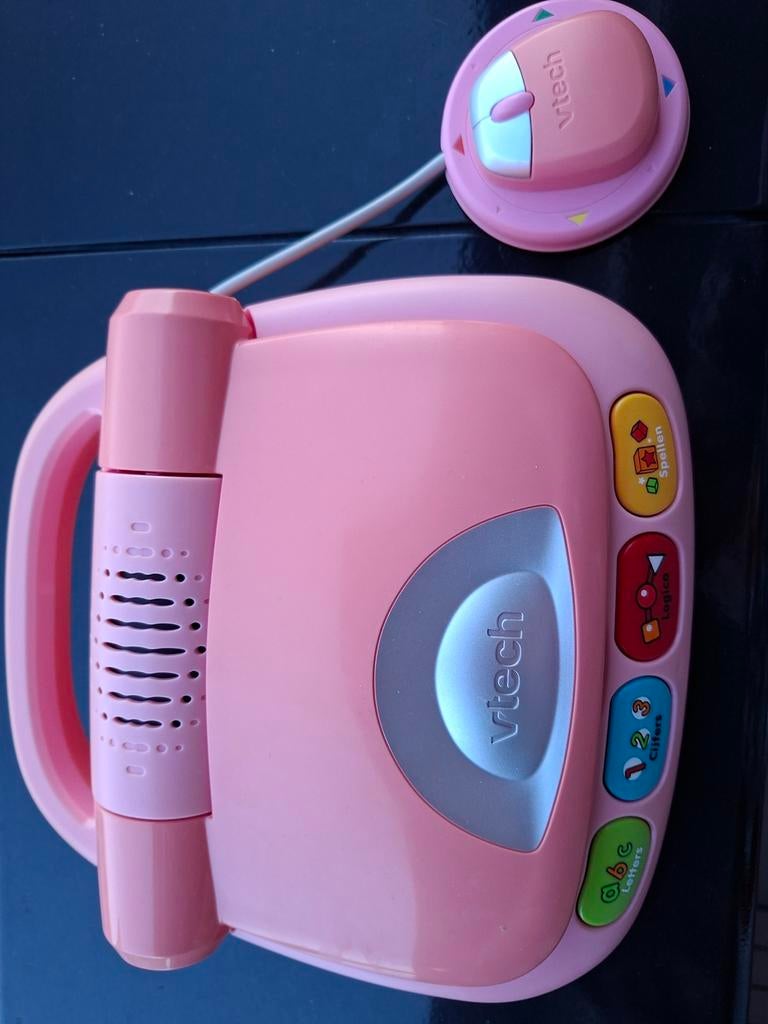 VTech Junior Laptop - Roze Kindercomputer, Kinderen en Baby's, Speelgoed | Vtech, Ophalen, Gebruikt, 4 tot 6 jaar