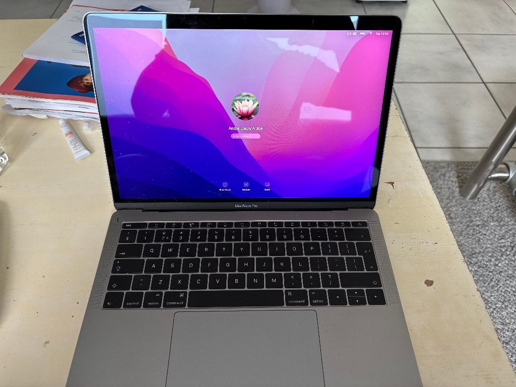 MacBook Pro 2017 macOS Monterey, Computers en Software, Apple Macbooks, MacBook Pro, Gebruikt, 256 GB, 2 tot 3 Ghz