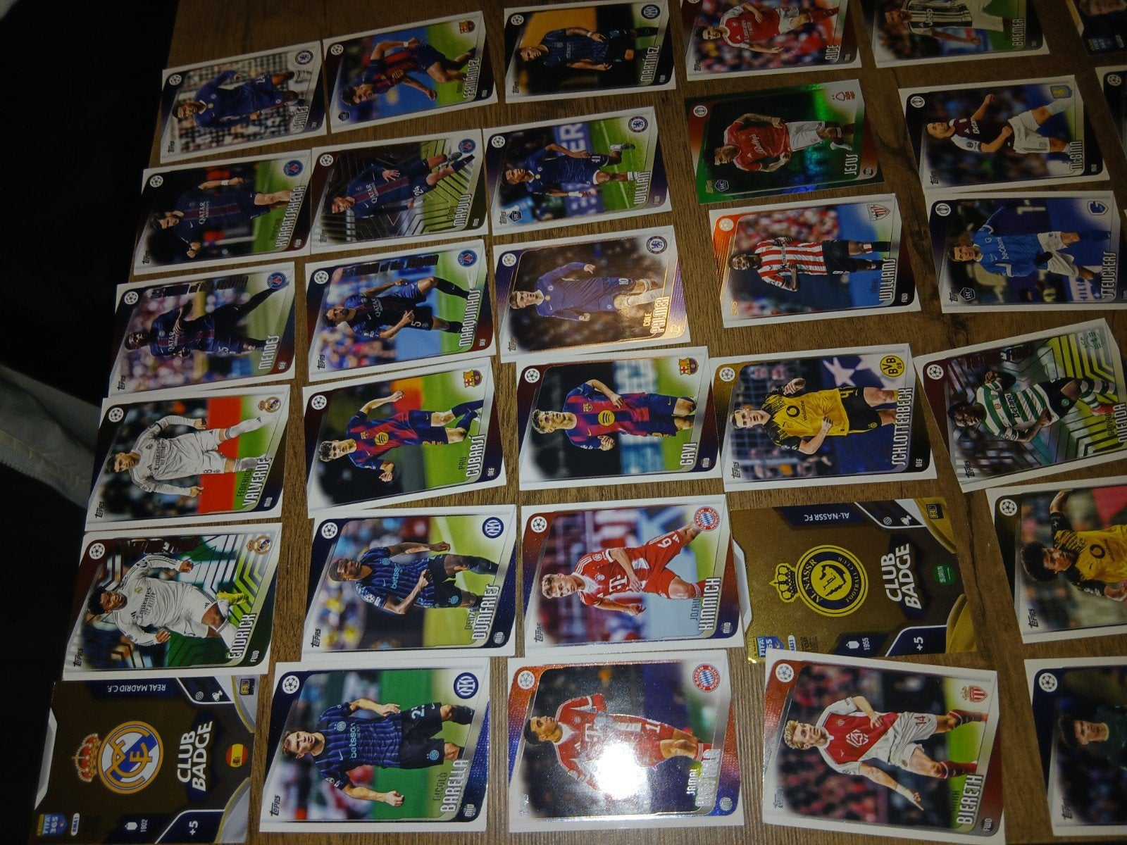 60 voetbal kaarten verschillende clubs, Ophalen of Verzenden