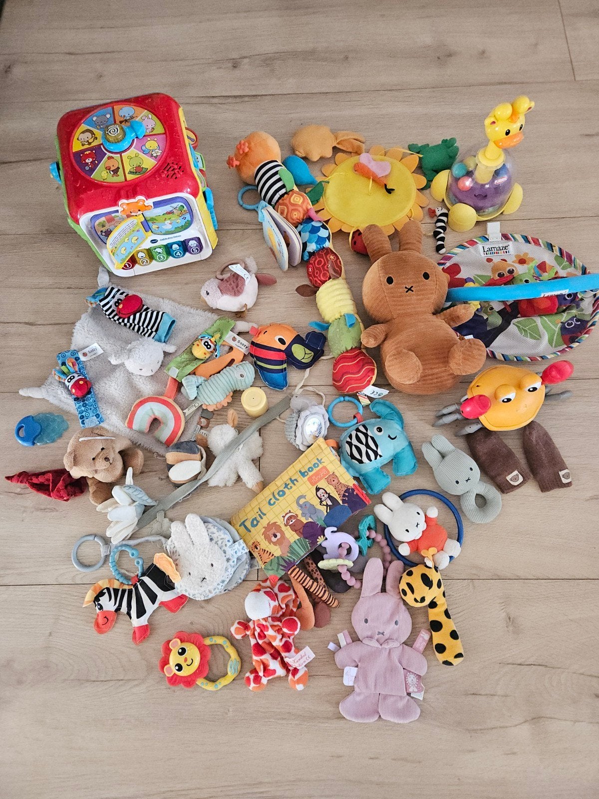 Grote partij babyspeelgoed pakket: rammelaars, knuffels, spe, Kinderen en Baby's, Ophalen of Verzenden, Gebruikt, Overige typen