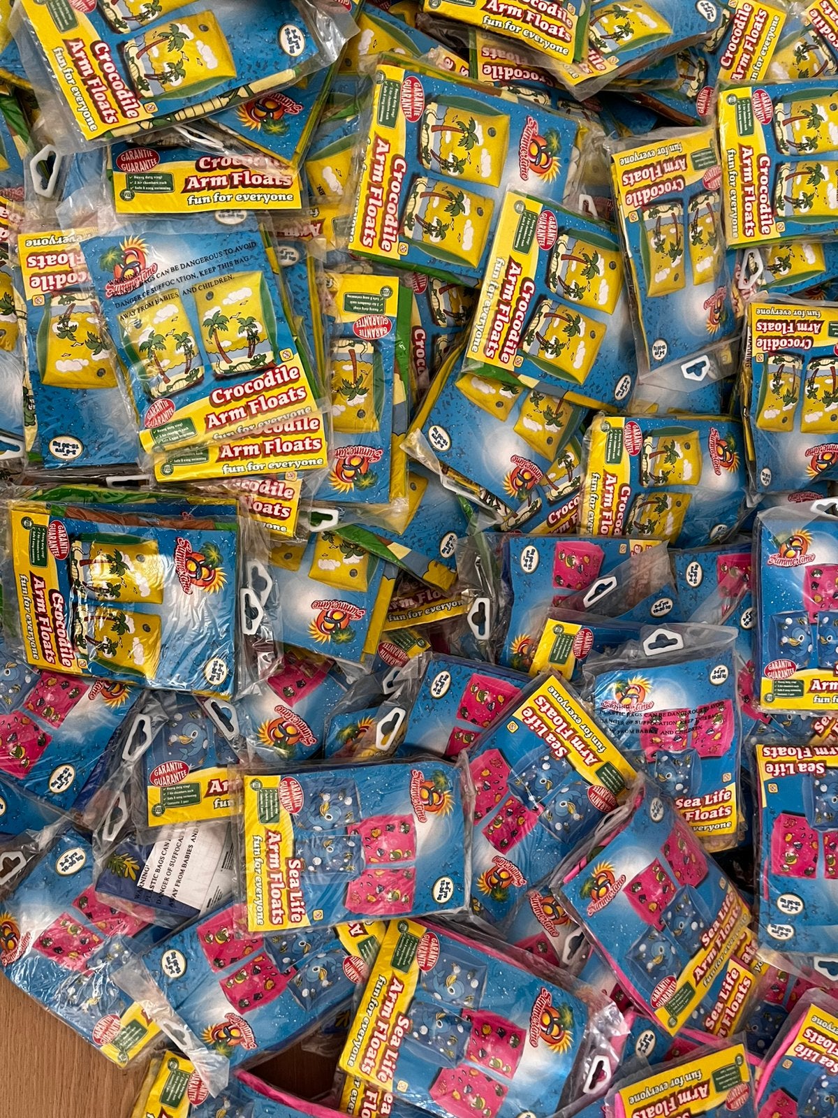 Zwembandjes arm - partij ca 300 st, Ophalen, Jongen of Meisje, One size, Nieuw