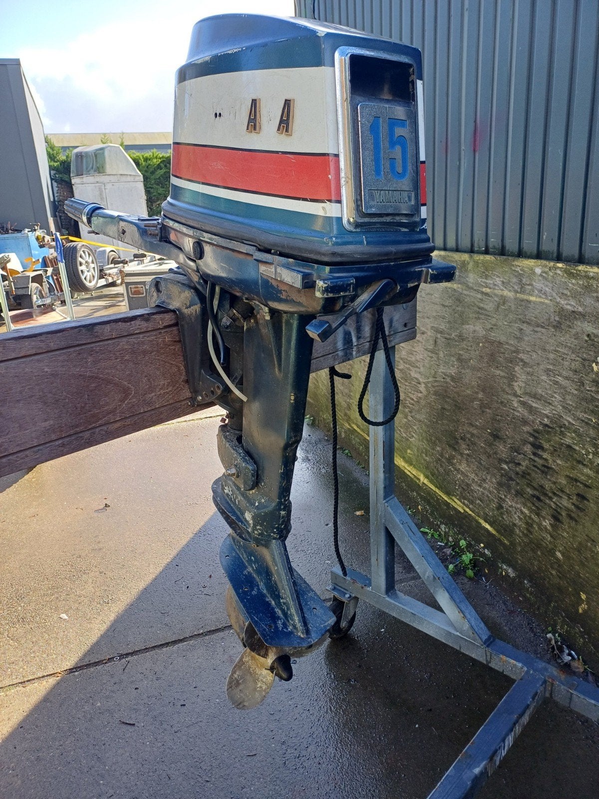 yamaha 15 pk kortstaart, Ophalen, Gebruikt, Motor en Techniek, Zeilboot of Motorboot