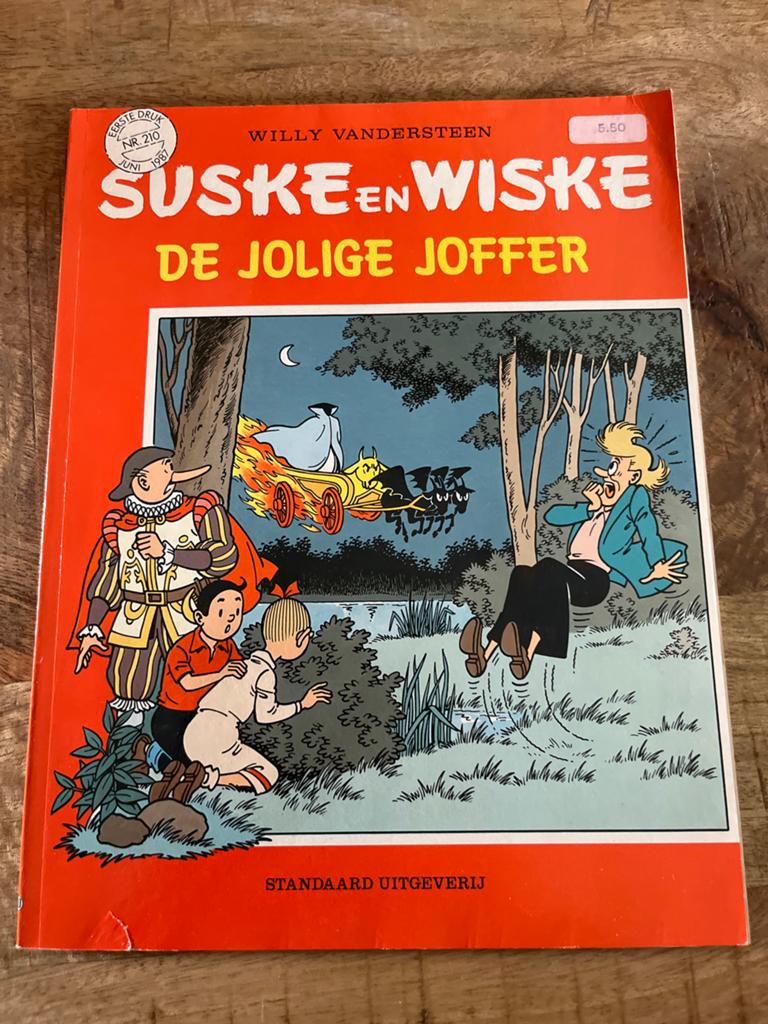 Suske en Wiske - De Jolige Joffer (Eerste Druk 1987), Boeken, Eén stripboek, Ophalen of Verzenden, Gelezen