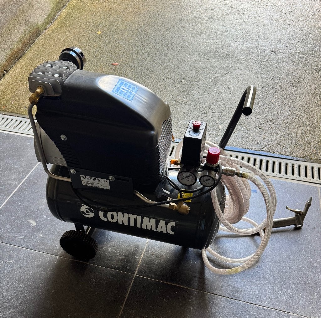 Compressor Contimac, 10 bar of meer, Ophalen of Verzenden, Zo goed als nieuw, 200 tot 400 liter/min