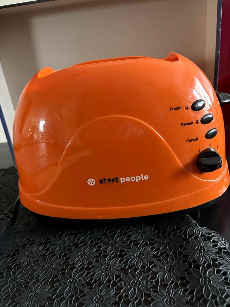 Retro broodrooster oranje, Witgoed en Apparatuur, Broodroosters, Ophalen, Gebruikt