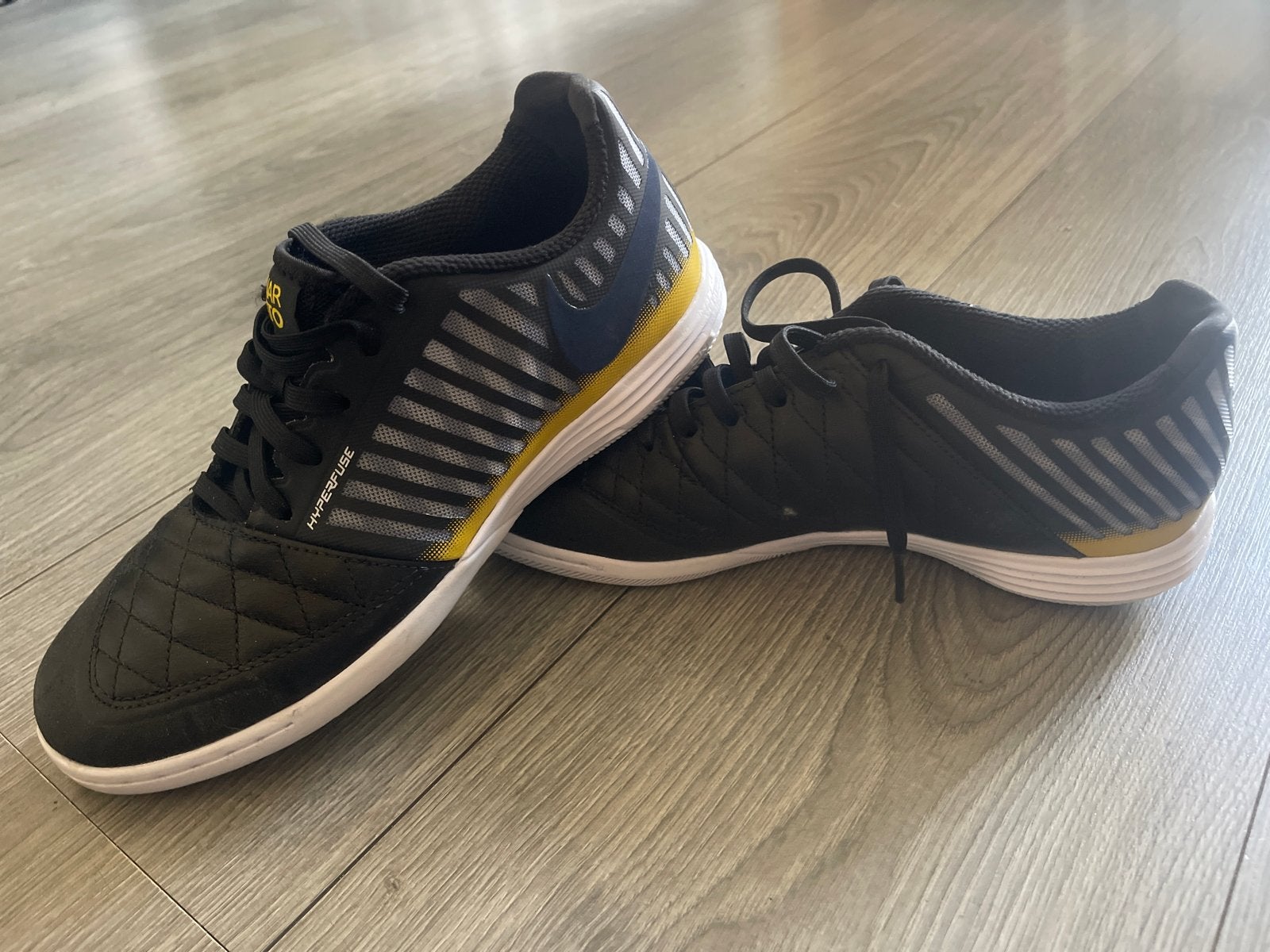 Nike Lunar Gato II IC Zaalvoetbalschoenen Zwart/Geel, Ophalen of Verzenden, Nieuw, Overige typen