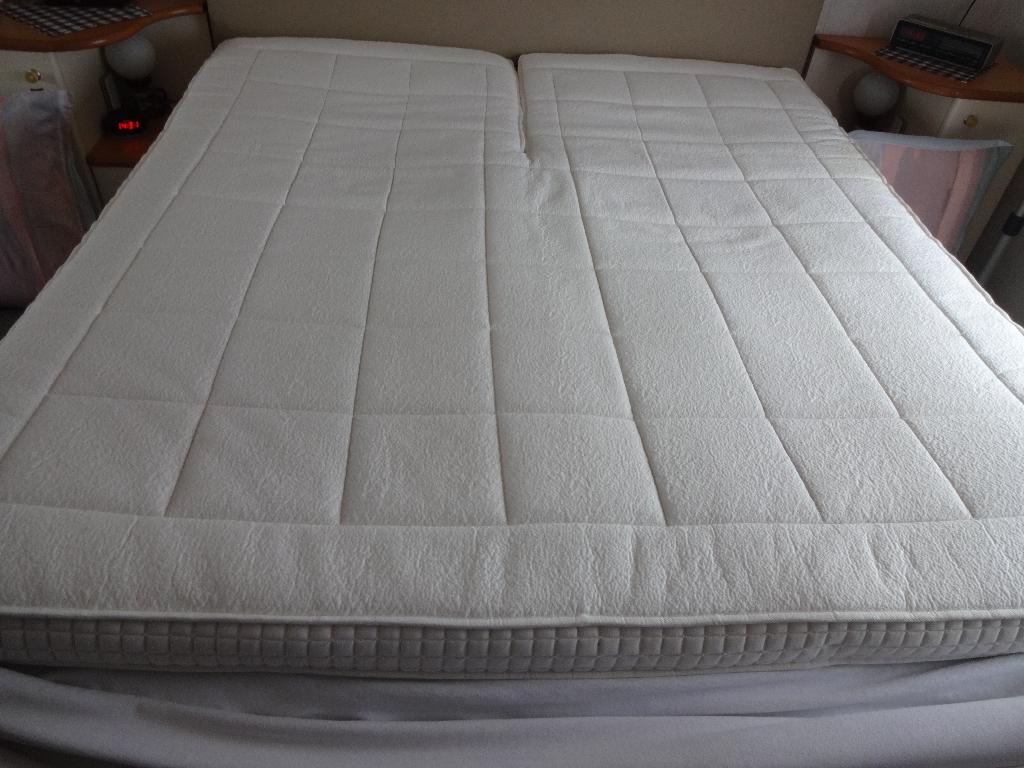 Swiss Sense Split-Topper en 2 matrassen 180 x 200 cm, Ophalen, Gebruikt, Tweepersoons, Matras