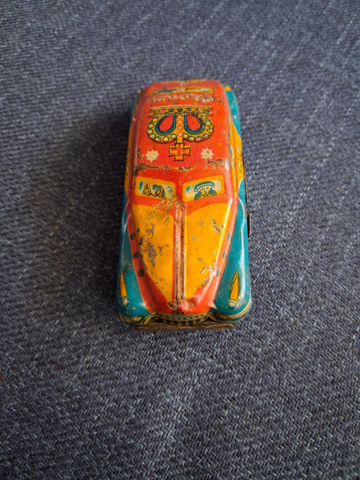Vintage blikken speelgoedauto 'Crown' - Gebruikt, Overige merken, Gebruikt, 1:50 of kleiner, Auto