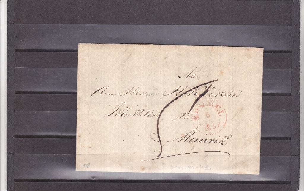 brief 1857, Ophalen of Verzenden, Brief