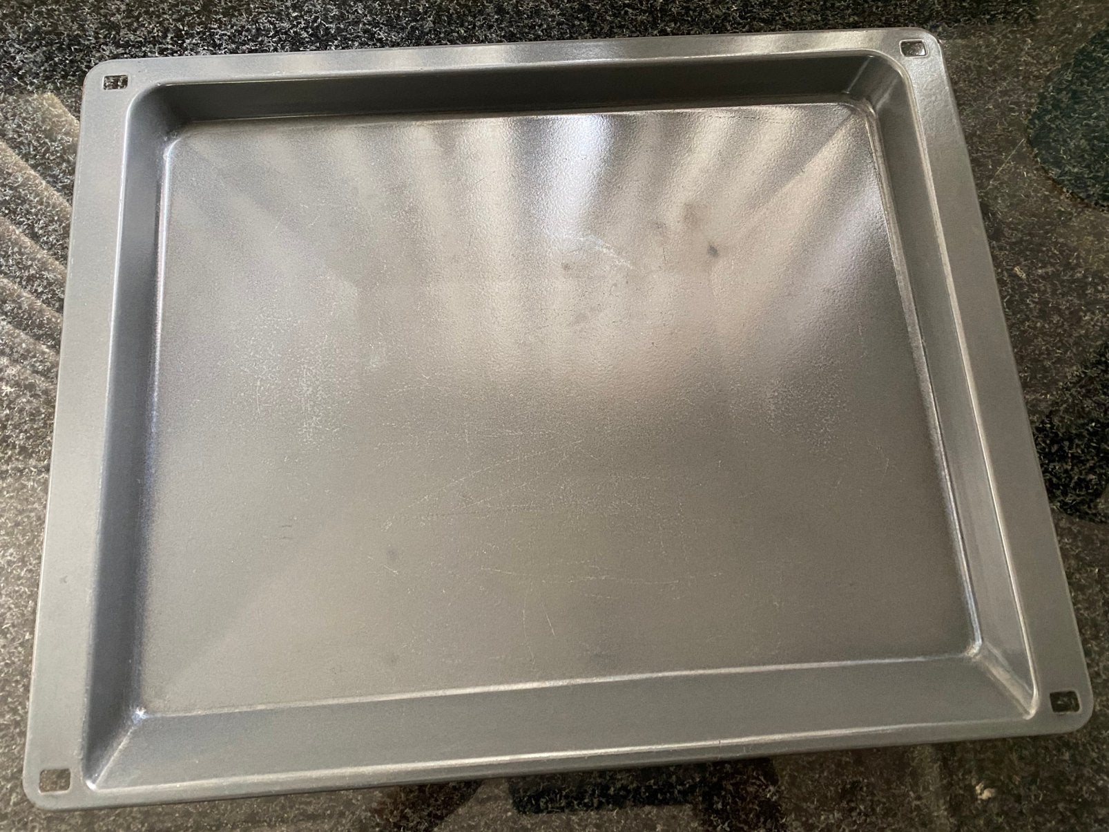 Originele Bosch/Siemens bakplaat en ovenschaal glas 440x350, Ophalen of Verzenden, Zo goed als nieuw